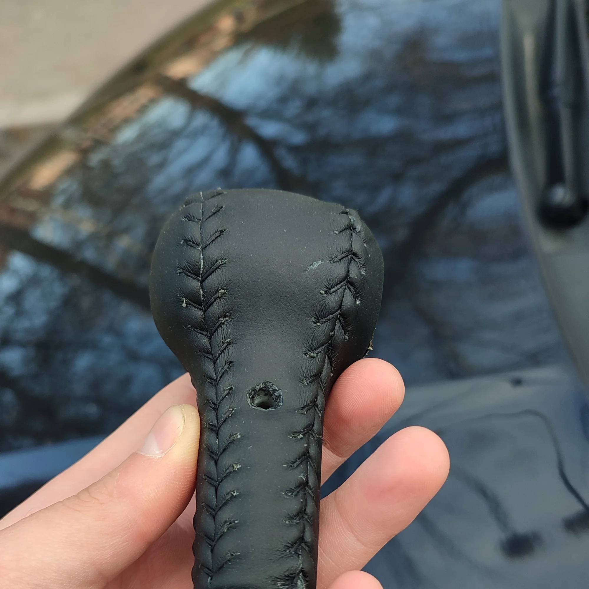 перетяжка ручки КПП Mitsubishi